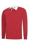 UC402 Classic Rugby Shirt Red colour image